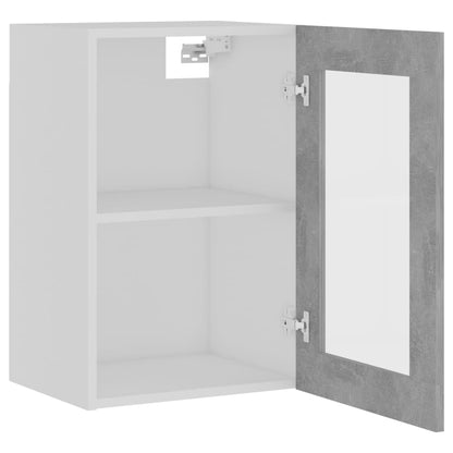 Hængende Vitrineskab Lyon 40x31x60 Cm Konstrueret Træ - Billede 5