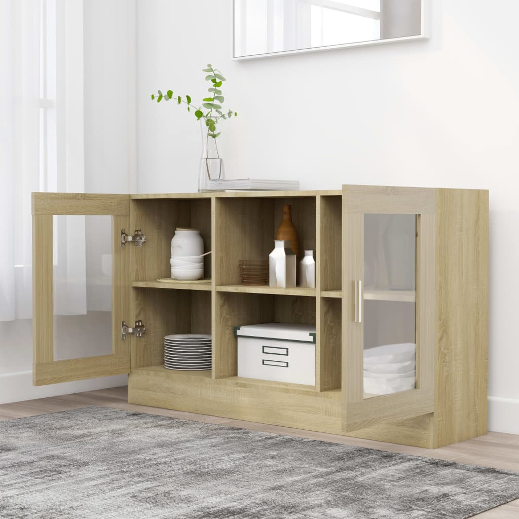 Skænk 120x30,5x70 Cm Konstrueret Træ - Billede 3