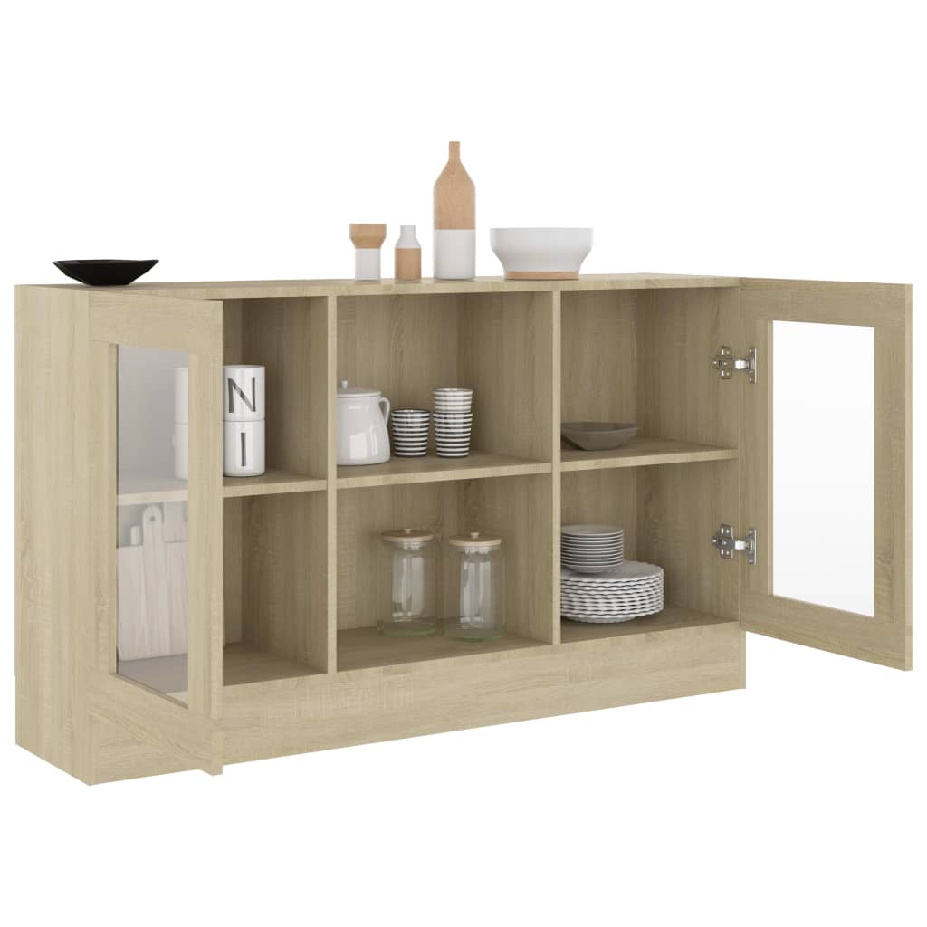 Skænk 120x30,5x70 Cm Konstrueret Træ - Billede 7