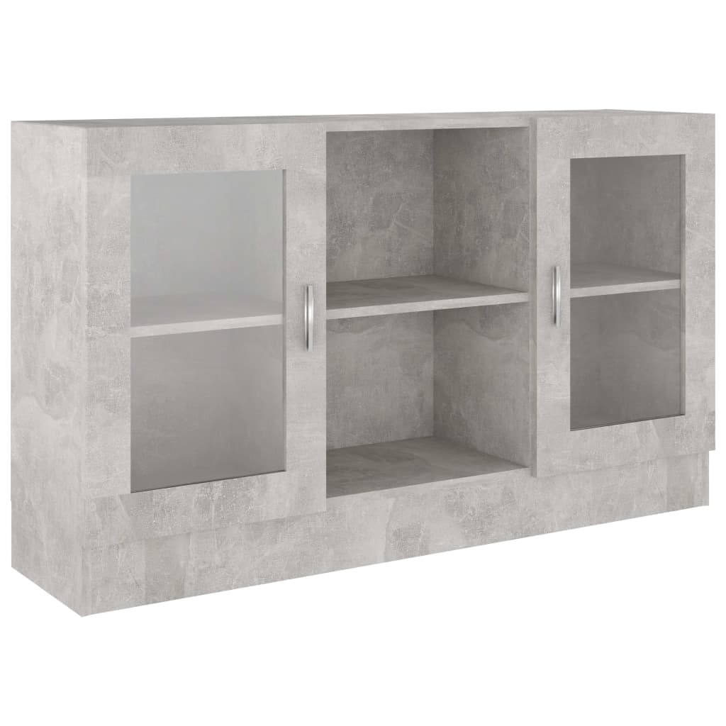 Vitrineskab 120x30,5x70 Cm Konstrueret Træ - Billede 2