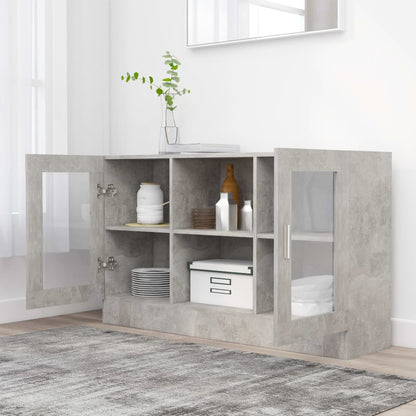 Vitrineskab 120x30,5x70 Cm Konstrueret Træ - Billede 3
