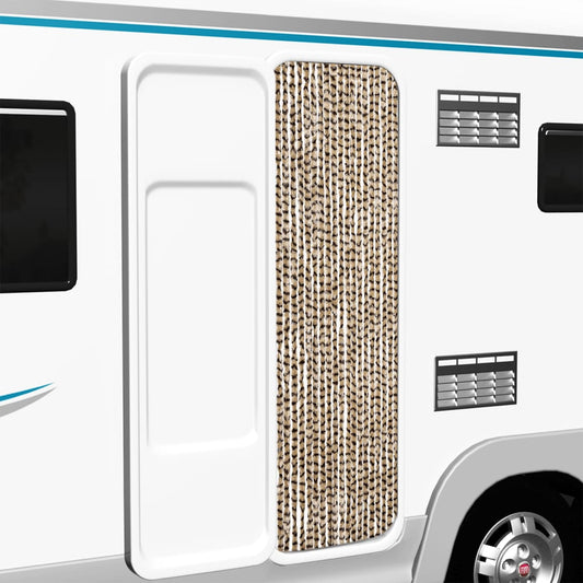 Insektgardin Chenille Beige Og Brun