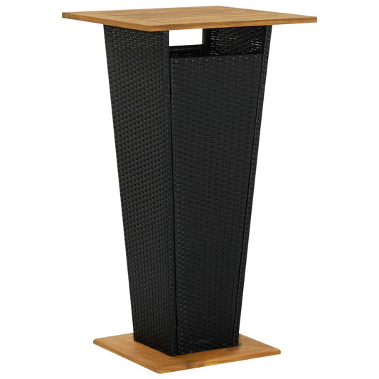 Barbord Polyrattan Og Massivt Akacietræ