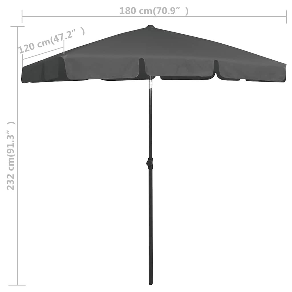 Strandparasol - Billede 8