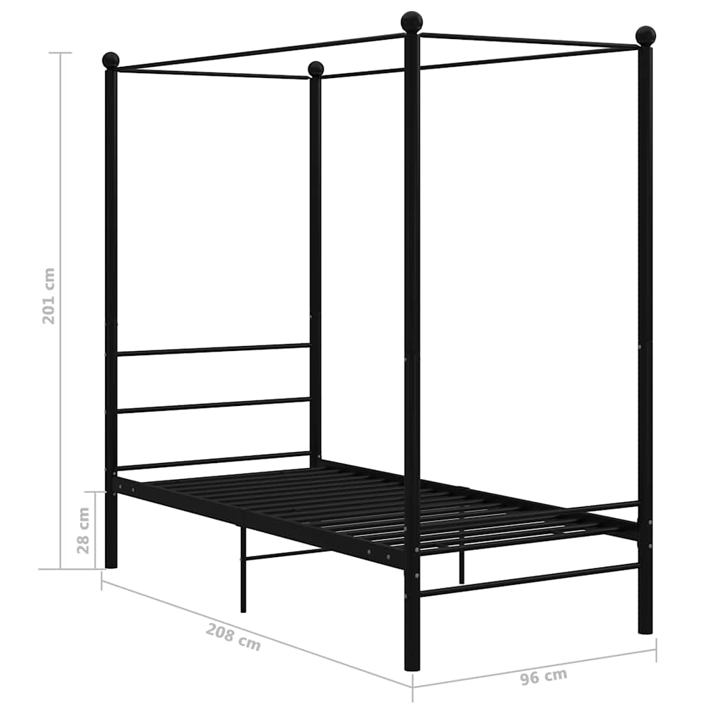 Sengestel Til Himmelseng Metal - Billede 6