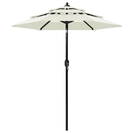 Parasol Aluminiumsstang 3 Niveauer