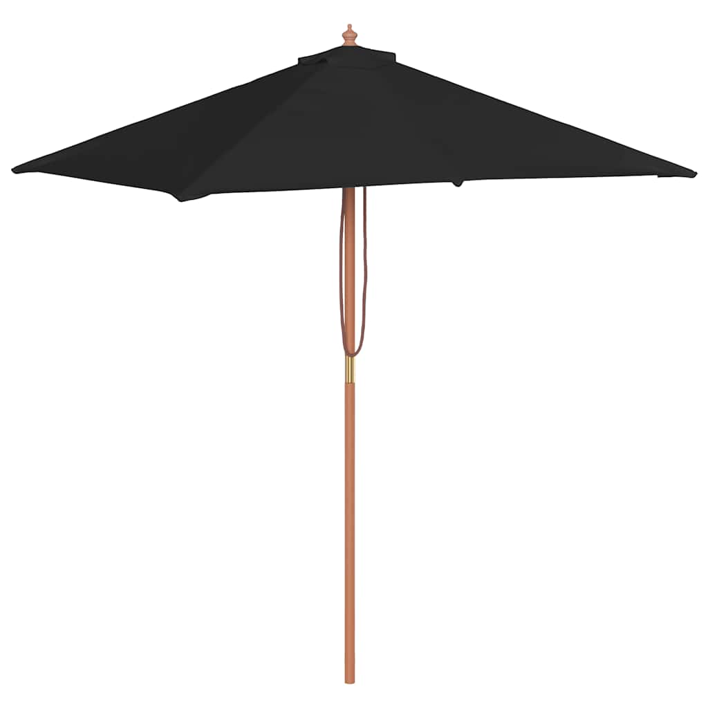 Haveparasol 150x200 Cm Træstang - Billede 2