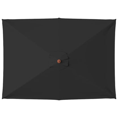 Haveparasol 150x200 Cm Træstang - Billede 4