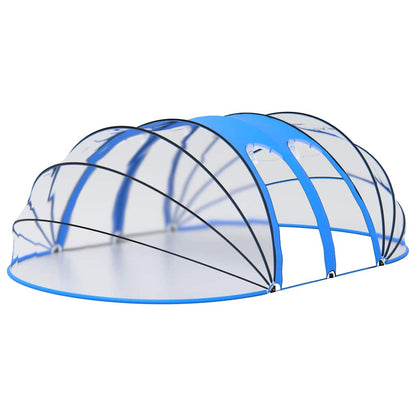Poolkuppel 620x410x210 Cm Oval - Billede 3