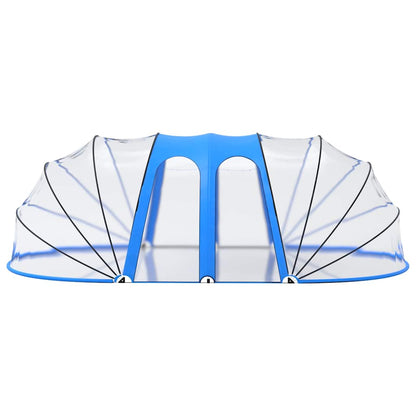 Poolkuppel 620x410x210 Cm Oval - Billede 4