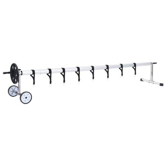 Opruller Til Poolovertræk Med Fod I Rustfrit Stål