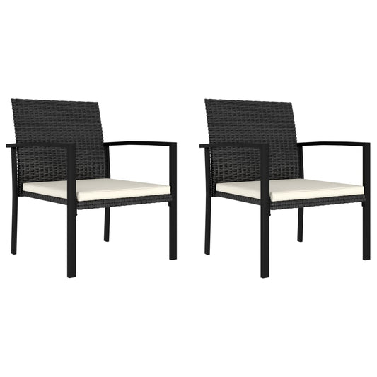 Spisebordsstole Til Haven 2 Stk. Polyrattan