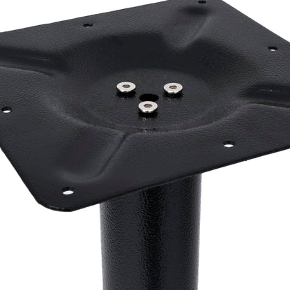 Bordben Til Bistrobord 2 Stk 61x8x72 Cm Støbejern Sort - Billede 5