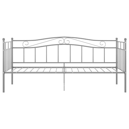 Sengestel Til Udtræksseng 90x200 Cm Metal Grå - Billede 4