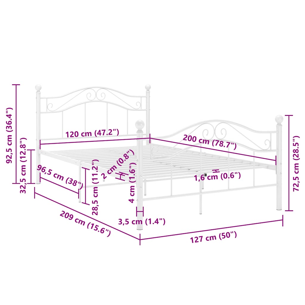 Sengestel Metal - Billede 8