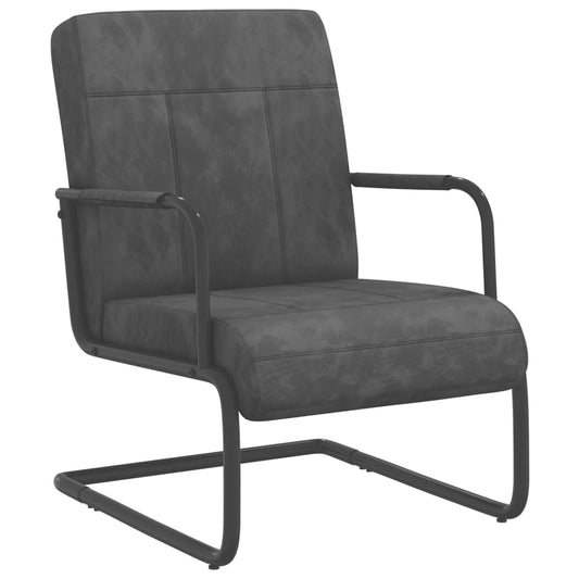 Stol Med Cantilever Fløjl