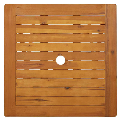Foldbart Havebord Massivt Akacietræ - Billede 7