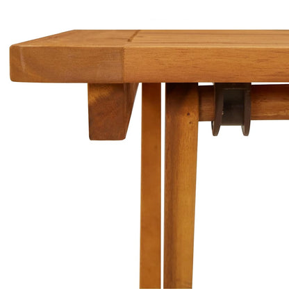 Foldbart Havebord Massivt Akacietræ - Billede 9