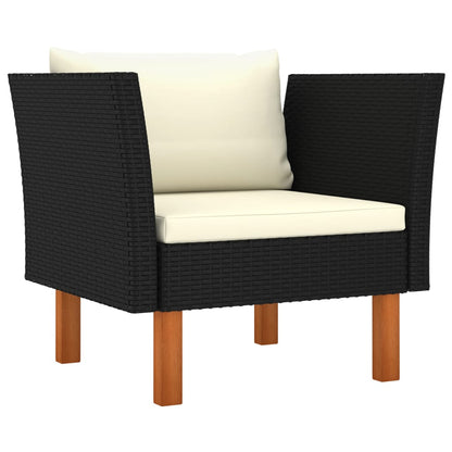 Hjørnedel Til Sofa Polyrattan Og Massivt Eukalyptustræ - Variant 315764