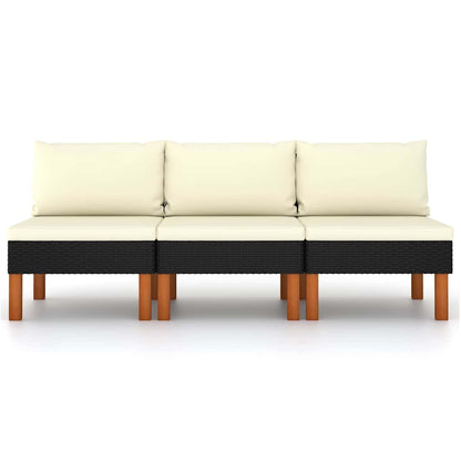 Hjørnedel Til Sofa Polyrattan Og Massivt Eukalyptustræ - Variant 315768