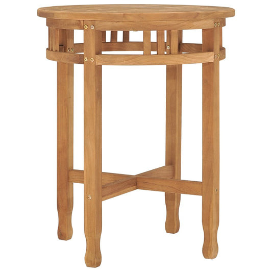 Bistrobord Ø60x75,5 Cm Massivt Teaktræ - Hovedbillede