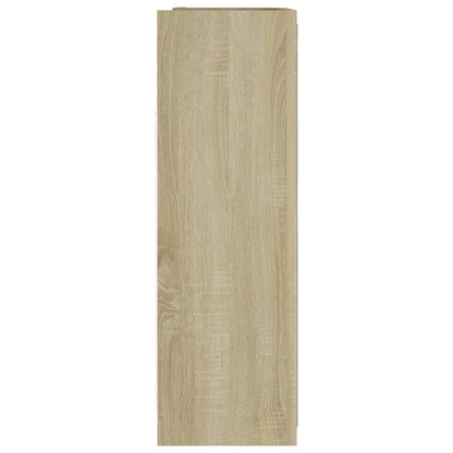 Badeværelsesskab Spejl 62,5x20,5x64cm Konstrueret Træ Sonoma-eg - Billede 9