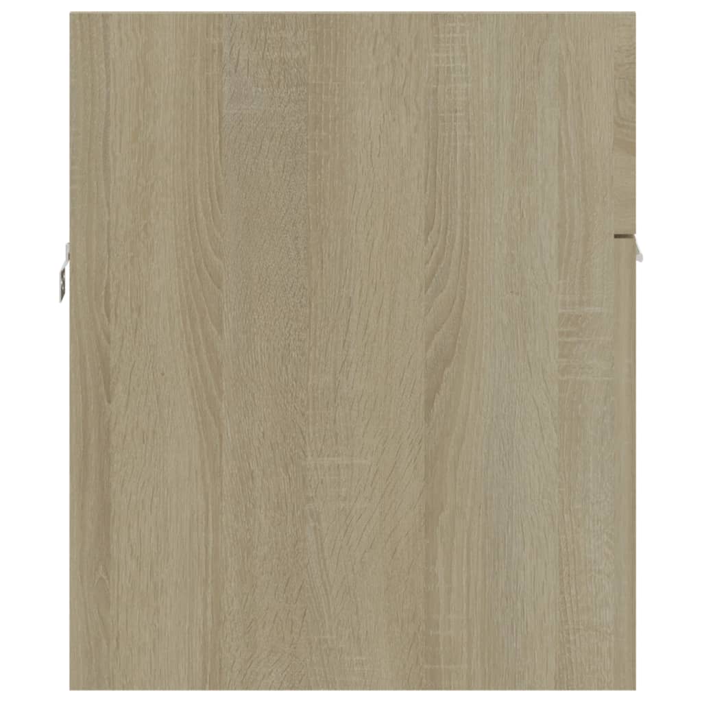 Vaskeskab 90x38,5x46 Cm Konstrueret Træ Grå - Billede 6