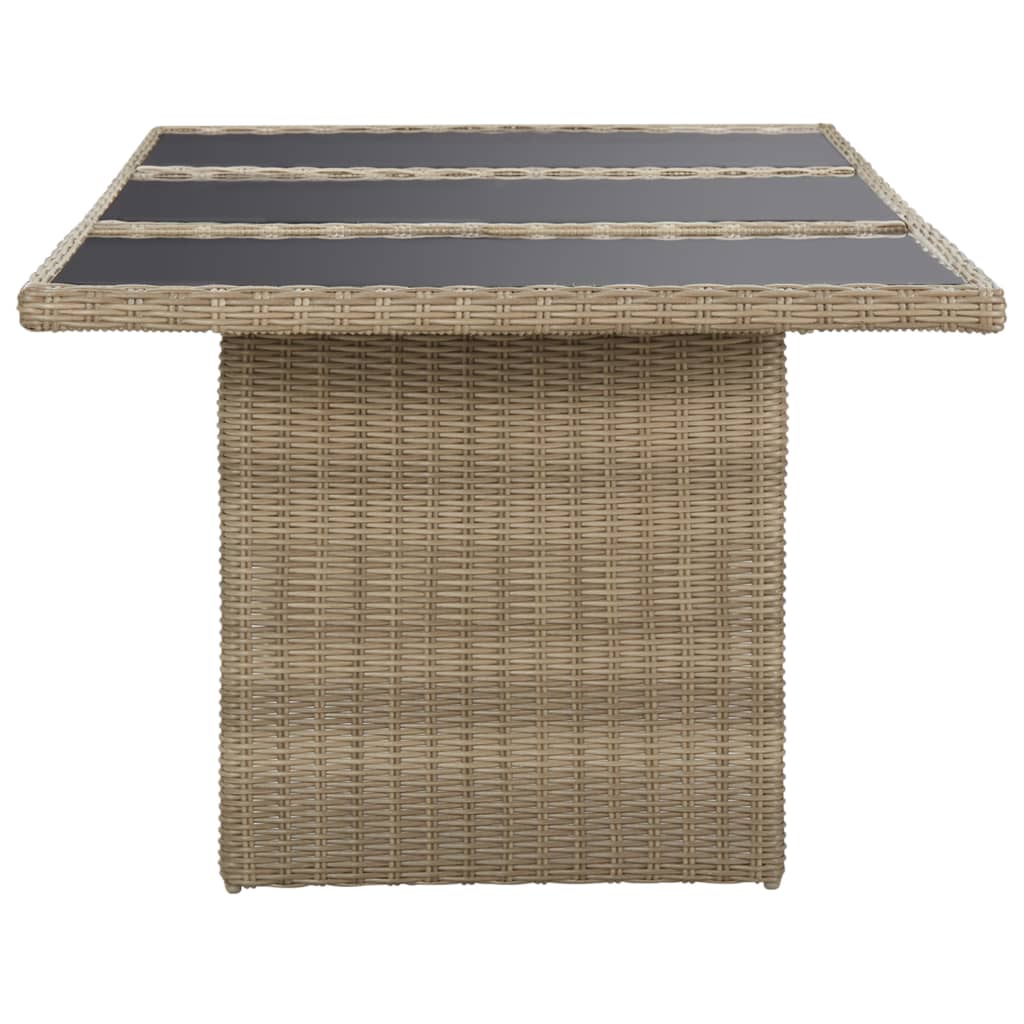 Spisebordssæt Til Haven 7 Dele Polyrattan