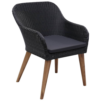 Spisebordssæt Til Haven 7 Dele Polyrattan