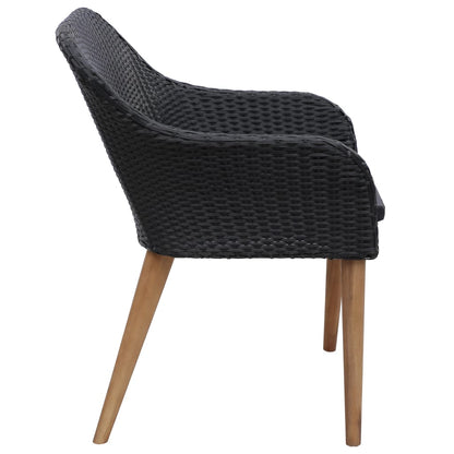 Spisebordssæt Til Haven 7 Dele Polyrattan