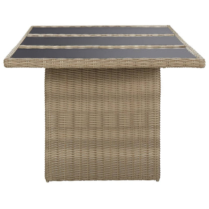 Spisebordssæt Til Haven 7 Dele Polyrattan