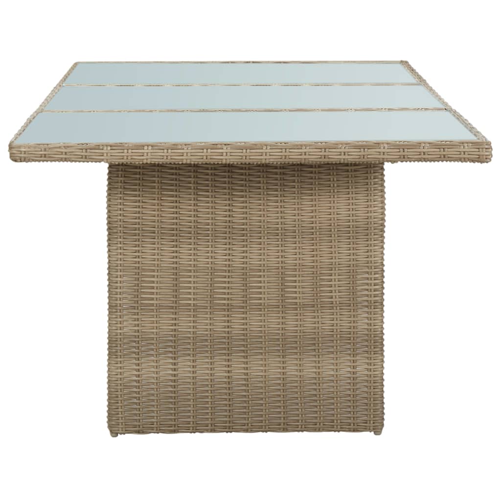 Spisebordssæt Til Haven 7 Dele Polyrattan