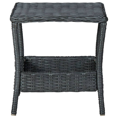 Loungesæt til Haven 2 Dele med Hynder Polyrattan - billede 4