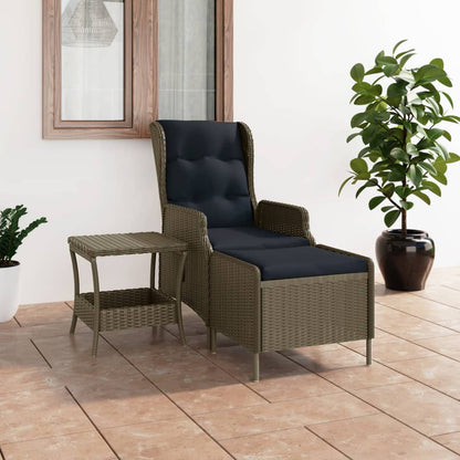 Loungesæt til Haven 2 Dele med Hynder Polyrattan