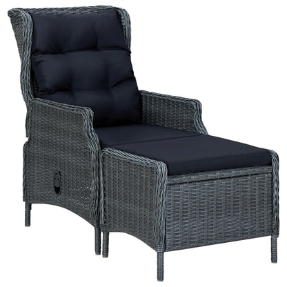 Loungesæt til Haven 3 Dele med Hynder Polyrattan - billede 8