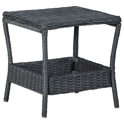 Loungesæt til Haven 3 Dele med Hynder Polyrattan - billede 9