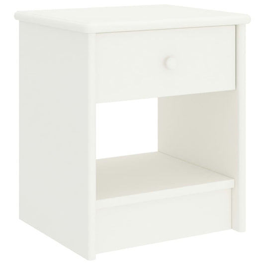 Sengebord 35X30X40 Cm Massivt Fyrretræ