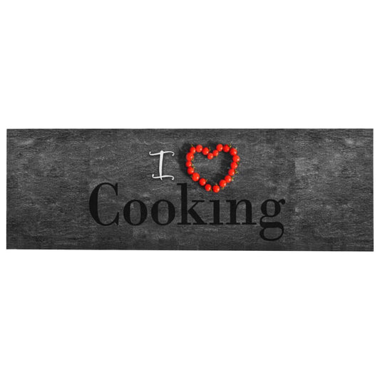 Vaskbar Køkkenmåtte Cooking-Print Madlavning