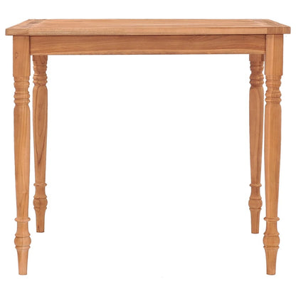Batavia-Bord Massivt Teaktræ