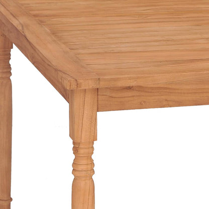 Batavia-Bord Massivt Teaktræ