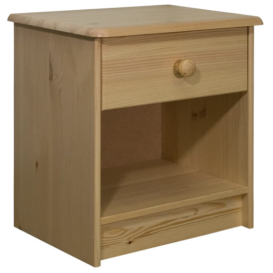 Sengeskab 41X30X42 Cm Massivt Fyrretræ