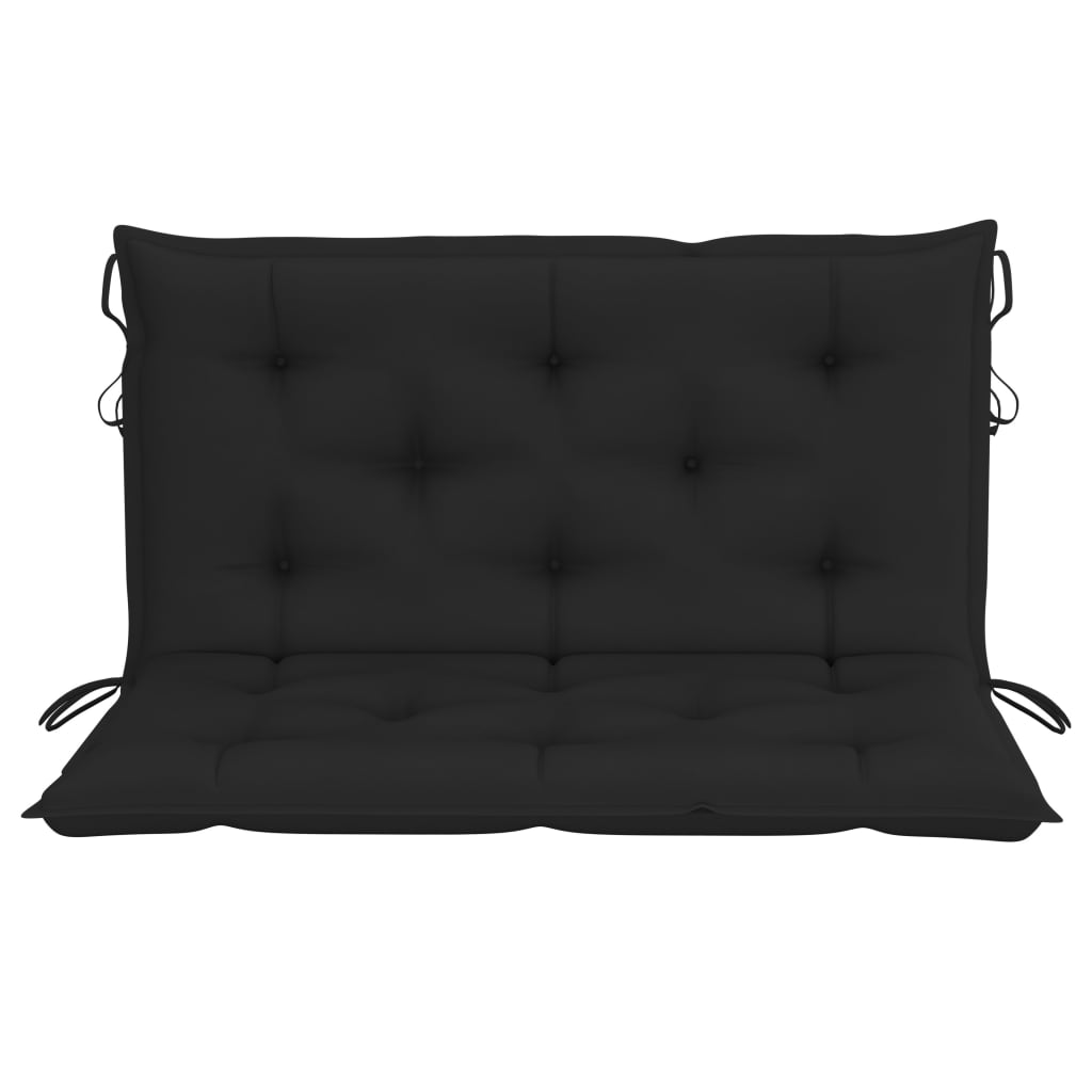 2-Personers Gyngesofa Med Palmeblade Og Hynde 202 Cm Bambus