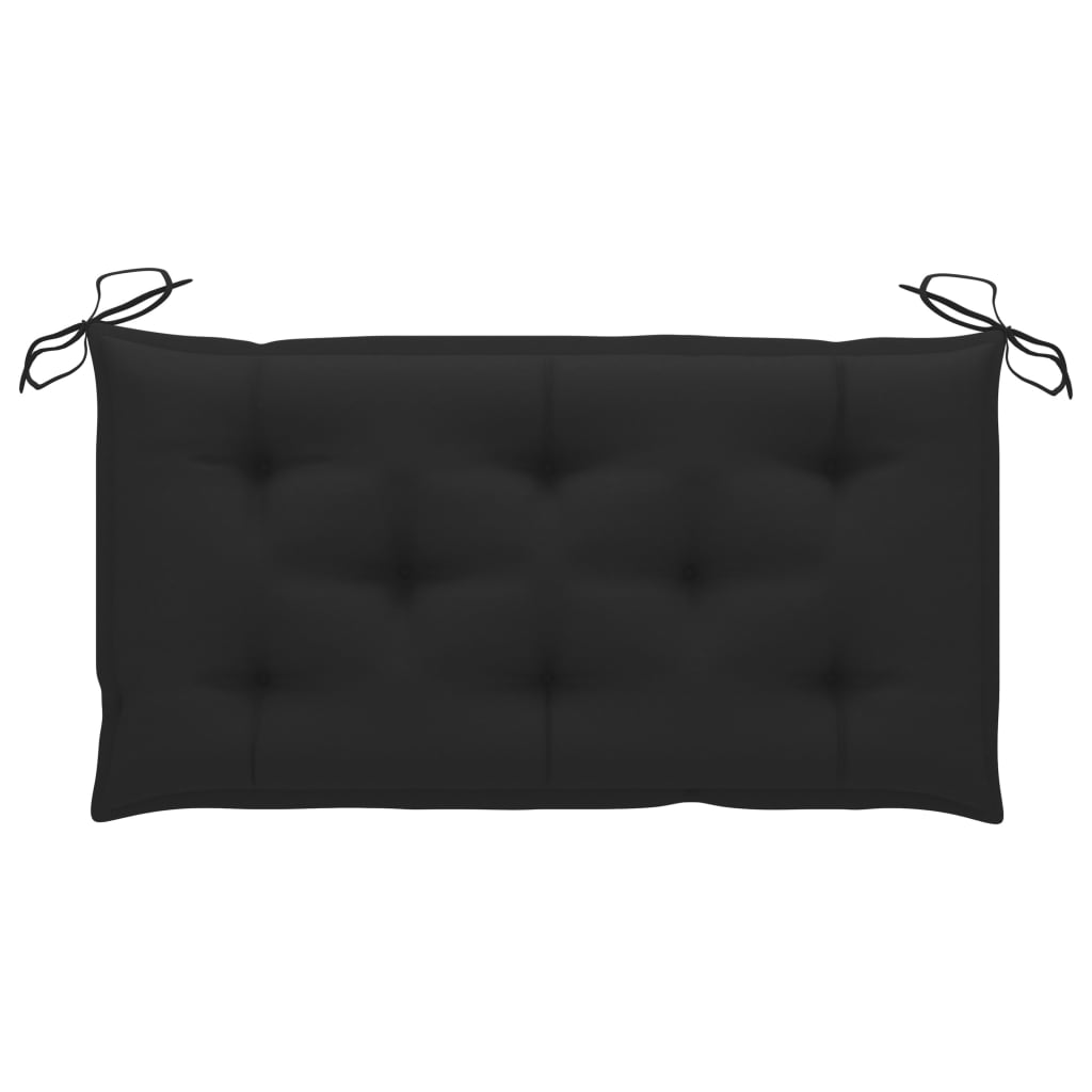 2-Personers Gyngesofa Med Palmeblade Og Hynde 202 Cm Bambus