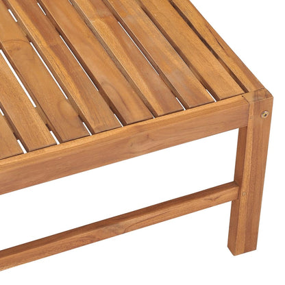 Havebord 63x63x30 Cm Massivt Teaktræ