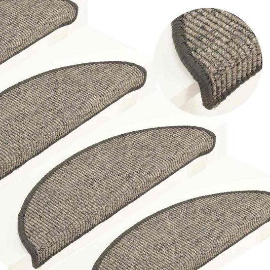 Selvklæbende Trappemåtter 15 Stk. 56X17X3 Cm
