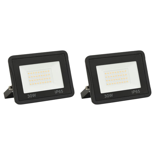 Led-Projektører 2 Stk. Varmt Hvidt Lys Varm Hvid
