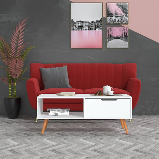 Sofabord 100X49,5X43 Cm Konstrueret Træ