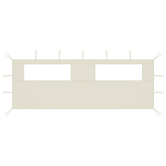 Pavillonvæg Med Vinduer Farvet