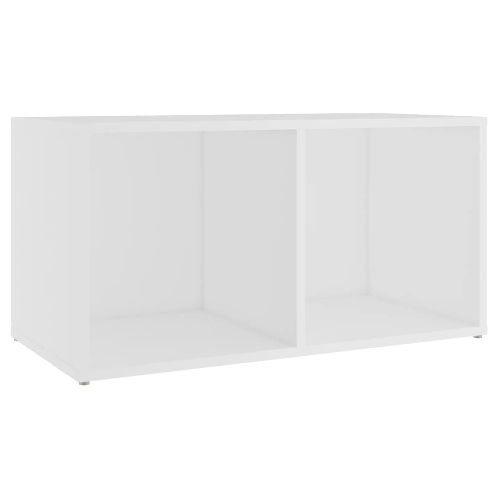 Tv-Bord 72X35X36,5 Cm Konstrueret Træ Hvid