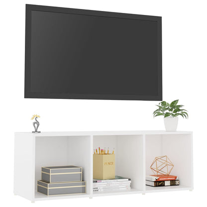 Tv-Bord 72X35X36,5 Cm Konstrueret Træ Hvid